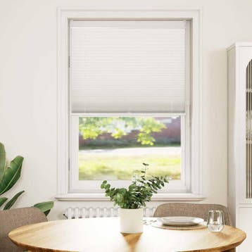 vidaXL Plisséjaloezie 70x125 cm wit, Verzenden, Nieuw, Wit