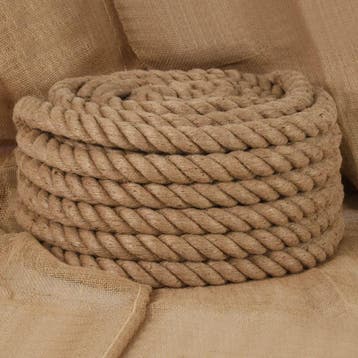 vidaXL Touw 5 m lang 36 mm dik jute, Verzenden, Nieuw