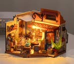 Robotime Corner Bookstore – DIY Miniatuurhuis (DG164), Verzenden, Nieuw