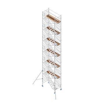 ASC trappentoren 135 x 250 x 14 mtr. WH, Doe-het-zelf en Verbouw, Ladders en Trappen, Verzenden, Nieuw, Trap