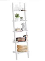 Ladder Boekenkast Wit – 5 Niveaus MDF Wandrek en Rek, Huis en Inrichting, Verzenden, Nieuw