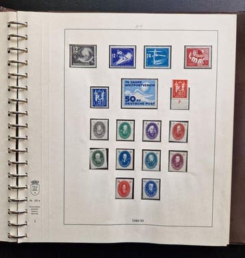 DDR 1949/1960 - Gevorderde verzameling inclusief veel, Gestempeld