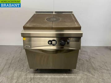 RVS Zanussi Doorkookplaat Glad met oven 80 cm GAS Horeca, Ophalen of Verzenden, Nieuw zonder verpakking