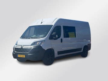Citroën Jumper L3H2 | Financial Lease voor 473 p/mnd, Gebruikt, Overige carrosserieën, Wit, 360° camera