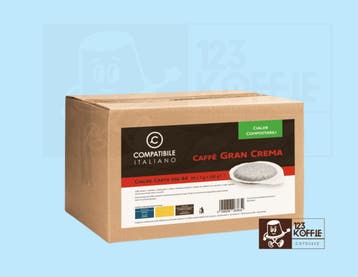 Compatibile Italiano Caffè Gran Crema ESE 44 mm Pads | 50 x, Verzenden, Nieuw