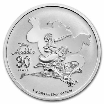 Niue - Disney Alladin 30th Anniversary 1 oz 2022, Verzenden, Munten