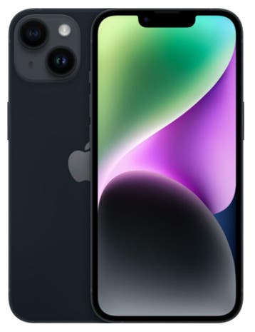 Refurbished iPhone 14 Plus 128GB Zwart, Verzenden, Nieuw