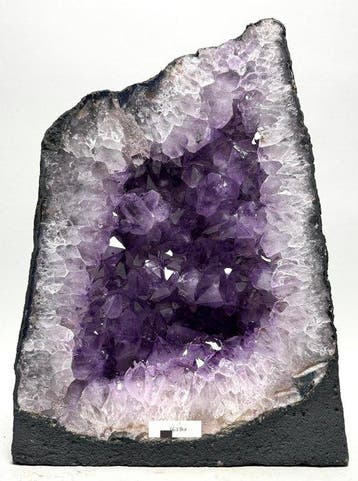 amethist Geode - Geen Reserve - Hoogte: 37 cm - Breedte: 26