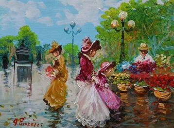 A. Pecorelli (XX) - Primavera a Paris