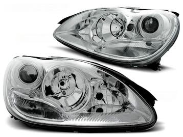 Koplampen Mercedes-Benz S-Klasse Typ W220 Bj. 02-05 chroom, Ophalen of Verzenden, Nieuw