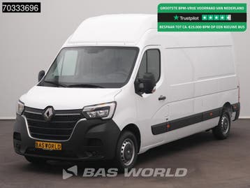 Renault Master 135PK Hoog Dak L3H3 LED Airco Cruise Euro6 L3, Stof, Gebruikt, Euro 6, Renault