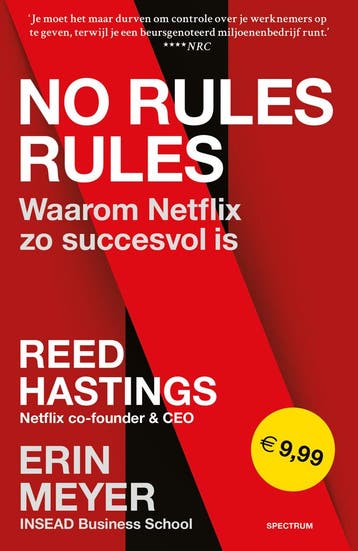 No rules rules (9789000378876, Reed Hastings), Verzenden, Nieuw