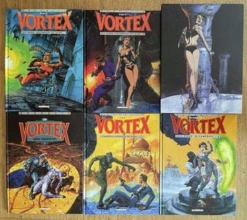 Vortex - 5x C + coffret + 2x ex-libris - EO/Ré - 5 Album -, Nieuw