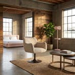 Eetkamerstoel Aldo natural linear swivel, Ophalen of Verzenden, Nieuw