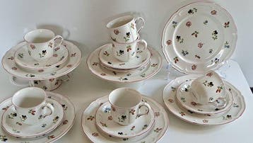 Villeroy & Boch - Koffie- en theeservies (18) - Petite Fleur