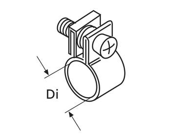 Slangklem RVS W4 12mm, Ophalen of Verzenden, Nieuw