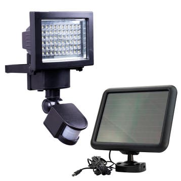 Solar LED breedstraler met bewegingssensor op zonne energie, Tuin en Terras, Buitenverlichting, Kunststof, Verzenden, Overige typen