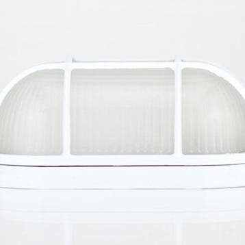 LED Tuinverlichting - Buitenlamp - Wand - Wit - E27 - Ovaal, Tuin en Terras, Nieuw, Ophalen of Verzenden, Hanglamp, 50 tot 250 watt