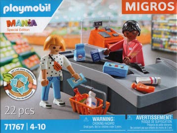 Playmobil Migros Kassa met Boodschappen – 71767 (Nieuw), Verzenden, Nieuw