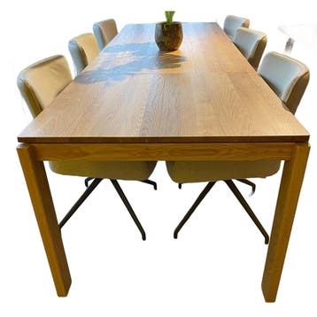 bert plantagie Eettafel Lungo - Ongebruikt, 100 tot 150 cm, Eikenhout, Ophalen of Verzenden, Zo goed als nieuw