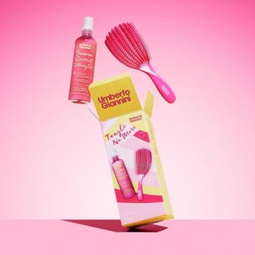 Umberto Giannini Banana Detangling Duo - 250ml + 1pcs, Ophalen of Verzenden, Nieuw, Shampoo of Conditioner