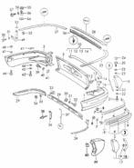 Afdichting tussen motorkap en carrosserie. Porsche 911, Verzenden, Nieuw