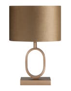 LED Tafellamp poot ovaal | Messing | Verona | 58cm, Huis en Inrichting, Lampen | Tafellampen, Ophalen of Verzenden, Nieuw