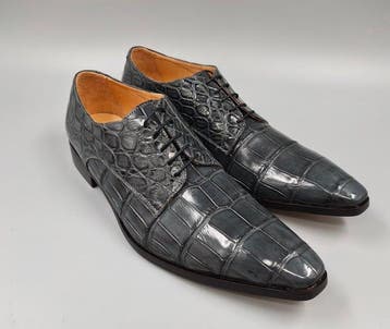 Mauro Volponi-Crocodile-43-Derbys - Veterschoenen - Maat: EU, Nieuw