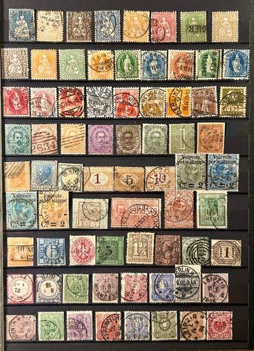 Wereld 1855/1970 - Wereldwijde postzegelverzameling, Gestempeld
