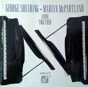 George Shearing, Marian McPartland - Alone Together, Ophalen of Verzenden, Gebruikt