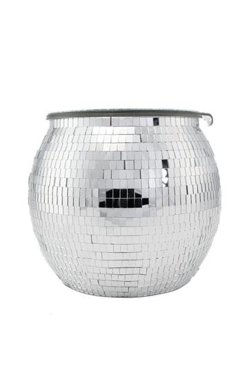 KIMU® Discobal Pot met Deksel Ø 20 cm Opbergpot Snoeppot Koe, Ophalen of Verzenden, Nieuw, Feestartikel, Carnaval