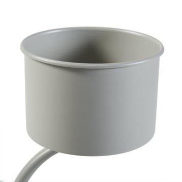 Plantenstandaard Almelo 63x29x21 cm metaal lichtgrijs [en.ca, Verzenden, Nieuw