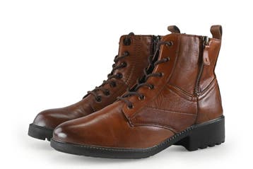 Loff 1881 Biker boots in maat 42 Bruin, Kleding | Dames, Loff 1881, Bruin, Verzenden, Overige typen
