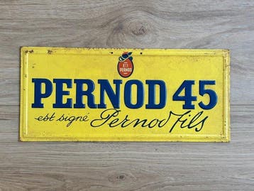 Pernod 45 - Plaque - Metaal