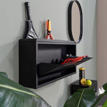 Spinder Design Sportiva schoenenkast - zwart, Huis en Inrichting, Kasten | Schoenenkasten, Verzenden, Nieuw