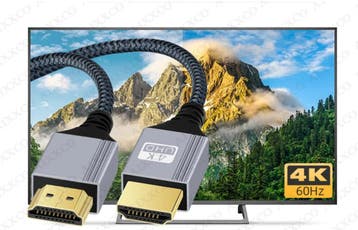 HDMI 2.0 Kabel 4K 60Hz 18Gbps High Speed Goudgeplateerd, Audio, Tv en Foto, Verzenden, Nieuw