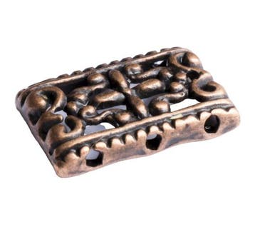 2 x metalen verdeler 3 gaten roodkoper kleur 17 x 12mm oo..., Ophalen of Verzenden, Nieuw, Tussenstuk of Tussenkraal