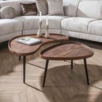 *WOONWINKEL* Organische Salontafels Met Metaal Frame, Verzenden, Nieuw