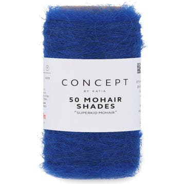 Katia Concept 50 Mohair Shades - 33 koningsblauw - Mohair, Ophalen of Verzenden, Nieuw
