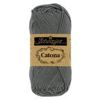 Scheepjes Catona 25g - 501 Anthracite, Ophalen of Verzenden, Nieuw, Breien of Haken, Wol of Garen