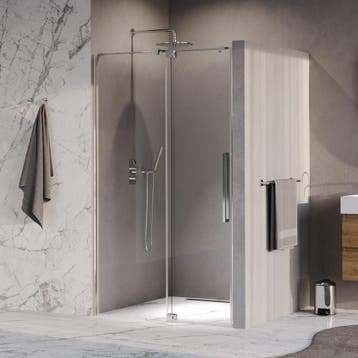 Brauer Stellar - Nisdeur - 2-Delig - Draaiend - Helder Glas, Ophalen of Verzenden, Nieuw, Rvs