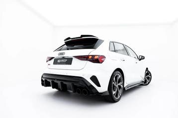 Diffuser + Exhaust Ends Imitatie Audi A3 S-Line Sportback, Ophalen of Verzenden, Nieuw