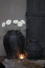 Zijden witte mini Gerbera 47 cm, Ophalen of Verzenden, Nieuw