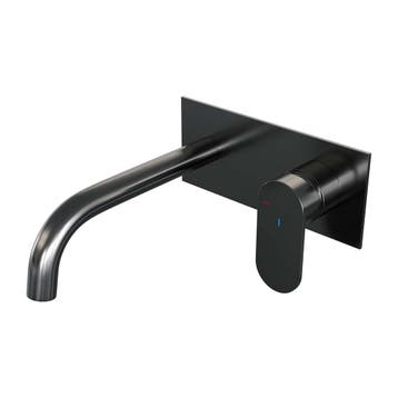 Brauer Gunmetal Edition Inbouw Wastafelmengkraan met Gebogen, Ophalen of Verzenden, Nieuw