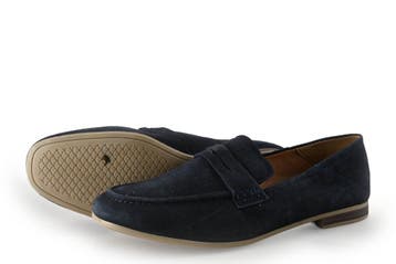 Bugatti Loafers in maat 40 Blauw, Loafers, Bugatti, Zo goed als nieuw, Verzenden