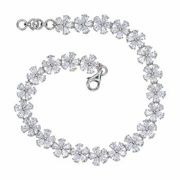 Armband - 14 karaat Witgoud - 5.32ct. tw. Diamant, Sieraden, Tassen en Uiterlijk, Nieuw