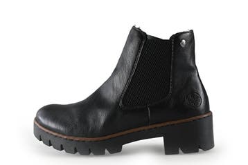 Rieker Chelsea boots in maat 38 Zwart, Kleding | Dames, Verzenden, Zwart, Overige typen, Zo goed als nieuw