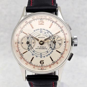 Chronographe Suisse - Favre Leuba - Cal. Landeron 248 -, Nieuw