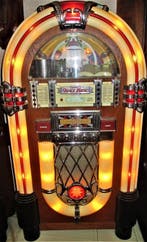 Elta - Nostalgie Musikbox „ Juke Box „ Retro mit Radio, Tape