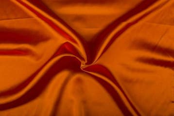 Bruidsstoffen oranjerood, 120 cm of meer, Oranje, Ophalen of Verzenden, Satijn of Zijde